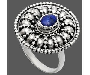 Lapis Lazuli Ring size-6 EXR04194 R-1691, 6x4 mm