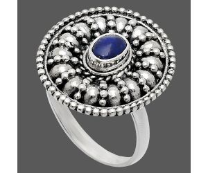 Lapis Lazuli Ring size-6 EXR04195 R-1691, 6x4 mm