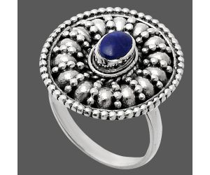 Lapis Lazuli Ring size-6 EXR04198 R-1691, 6x4 mm