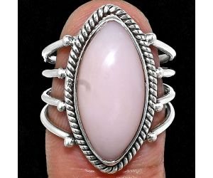 Pink Opal Ring size-7 EXR04502 R-1010, 10x20 mm