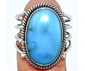 Sleeping Beauty Turquoise Ring size-8 EXR04516 R-1010, 12x19 mm