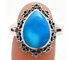 Sleeping Beauty Turquoise Ring size-9.5 EXR04538 R-1114, 11x15 mm