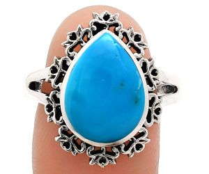 Sleeping Beauty Turquoise Ring size-9.5 EXR04541 R-1114, 11x15 mm