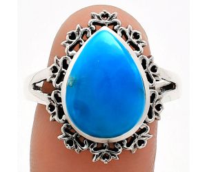 Sleeping Beauty Turquoise Ring size-9.5 EXR04548 R-1114, 11x15 mm