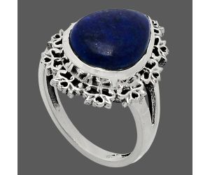 Lapis Lazuli Ring size-7 EXR04562 R-1114, 11x15 mm