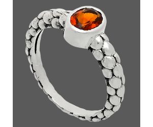 Mandarin Citrine Ring size-8 EXR04655 R-1730, 7x5 mm