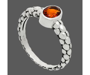 Mandarin Citrine Ring size-9 EXR04659 R-1730, 7x5 mm