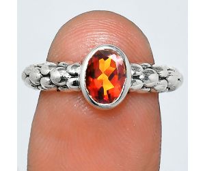 Mandarin Citrine Ring size-6 EXR04662 R-1730, 7x5 mm