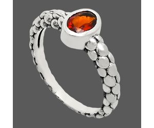 Mandarin Citrine Ring size-9 EXR04666 R-1730, 7x5 mm