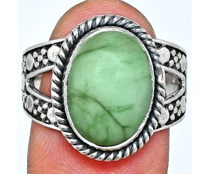 Utah Variscite Ring size-9 EXR04887 R-1732, 10x14 mm