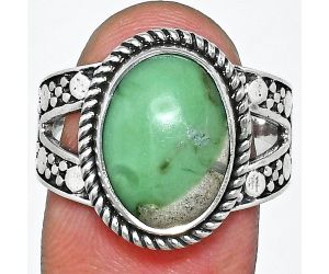 Utah Variscite Ring size-9 EXR04892 R-1732, 10x14 mm