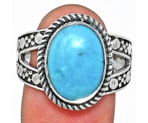 Sleeping Beauty Turquoise Ring size-9.5 EXR04893 R-1732, 10x14 mm