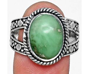 Utah Variscite Ring size-9.5 EXR04926 R-1732, 10x14 mm