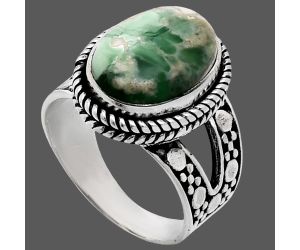 Utah Variscite Ring size-7 EXR04927 R-1732, 10x14 mm