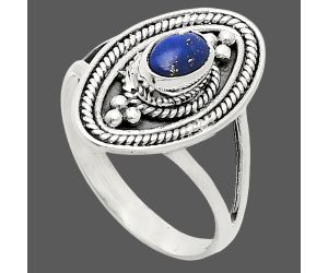 Lapis Lazuli Ring size-7 EXR04953 R-1258, 6x4 mm