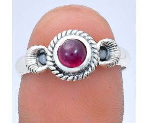 Ruby Glassfield Ring size-8.5 EXR05207 R-1733, 6x6 mm