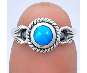 Sleeping Beauty Turquoise Ring size-6 EXR05221 R-1733, 6x6 mm