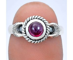 Ruby Glassfield Ring size-7 EXR05223 R-1733, 6x6 mm