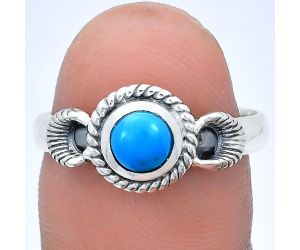 Sleeping Beauty Turquoise Ring size-8.5 EXR05240 R-1733, 6x6 mm