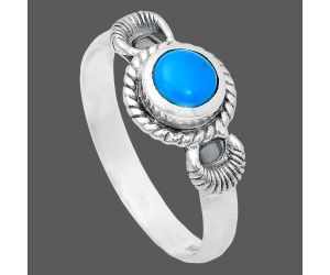 Sleeping Beauty Turquoise Ring size-8.5 EXR05240 R-1733, 6x6 mm