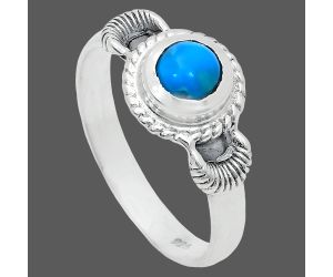 Sleeping Beauty Turquoise Ring size-8 EXR05241 R-1733, 6x6 mm