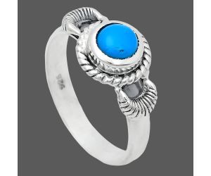 Sleeping Beauty Turquoise Ring size-7 EXR05242 R-1733, 6x6 mm