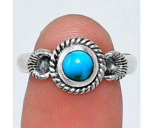 Sleeping Beauty Turquoise Ring size-8.5 EXR05247 R-1733, 6x6 mm