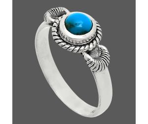 Sleeping Beauty Turquoise Ring size-8.5 EXR05247 R-1733, 6x6 mm