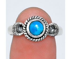 Sleeping Beauty Turquoise Ring size-8.5 EXR05249 R-1733, 6x6 mm