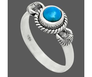 Sleeping Beauty Turquoise Ring size-8.5 EXR05249 R-1733, 6x6 mm