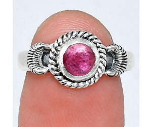 Ruby Glassfield Ring size-7 EXR05251 R-1733, 6x6 mm