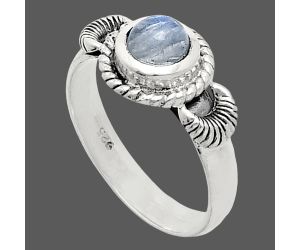 Rainbow Moonstone Ring size-6 EXR05265 R-1733, 6x6 mm