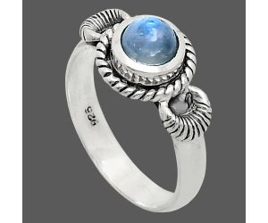 Rainbow Moonstone Ring size-6 EXR05273 R-1733, 6x6 mm