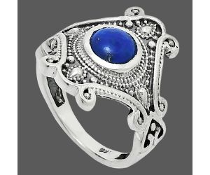 Lapis Lazuli Ring size-6 EXR05320 R-1734, 6x6 mm