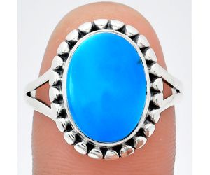 Sleeping Beauty Turquoise Ring size-9.5 EXR05791 R-1071, 10x14 mm