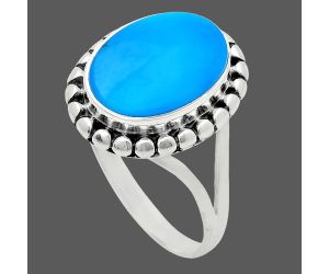 Sleeping Beauty Turquoise Ring size-9.5 EXR05791 R-1071, 10x14 mm