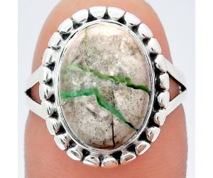 Utah Variscite Ring size-7 EXR05793 R-1071, 10x14 mm