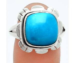 Sleeping Beauty Turquoise Ring size-9.5 EXR06062 R-1342, 12x12 mm