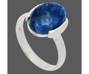 Sodalite Ring size-9.5 EXR06069 R-1173, 10x14 mm