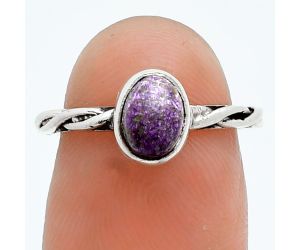 Purpurite Ring size-5 EXR06097 R-1213, 7x5 mm