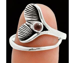 Mermaid Tail Charm - Hessonite Garnet Ring size-9 EXR06196 R-1070, 3x3 mm