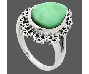 Utah Variscite Ring size-9 EXR06244 R-1114, 10x14 mm