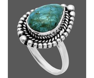 Peruvian Opalina Ring size-6 EXR06321 R-1154, 8x12 mm