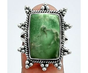 Utah Variscite Ring size-8 EXR06375 R-1234, 12x18 mm