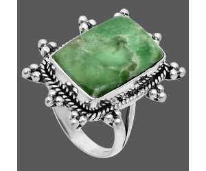 Utah Variscite Ring size-8 EXR06375 R-1234, 12x18 mm