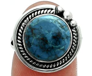 Shattuckite Ring size-7 EXR06378 R-1148, 12x12 mm