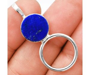 Lapis Lazuli Pendant Earrings Set EXT01022 T-1012, 12x12 mm