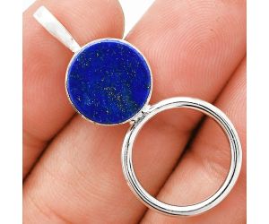 Lapis Lazuli Pendant Earrings Set EXT01029 T-1012, 12x12 mm