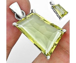 Green Gold Pendant Earrings Set EXT01314 T-1017, 14x21 mm