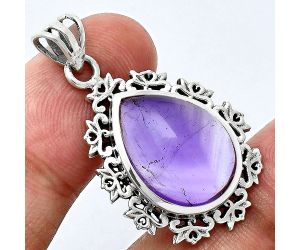 Amethyst Pendant Earrings Set EXT01439 T-1018, 13x18 mm